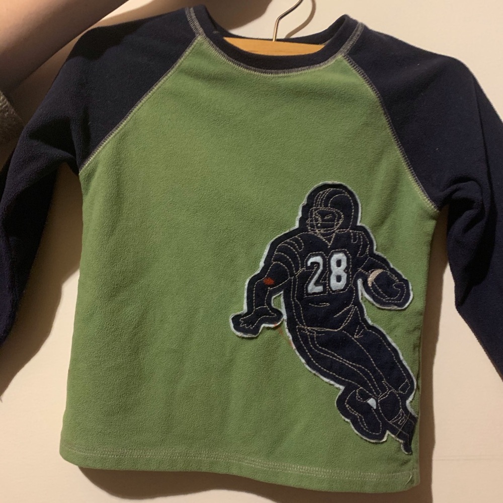 Carter’s toddler green super-comfy pj long sleeve